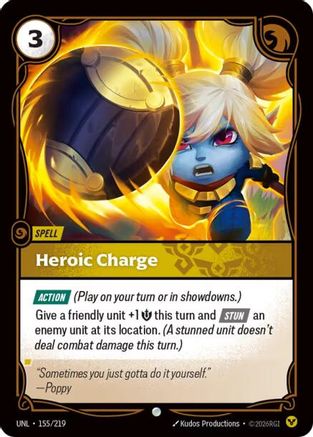 Heroic Charge (155/219) - Unleashed - Unleashed - Card Brawlers | Quebec | Canada |