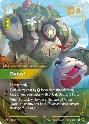 Daisy! (196/219) - Unleashed Foil - Unleashed - Card Brawlers | Quebec | Canada |