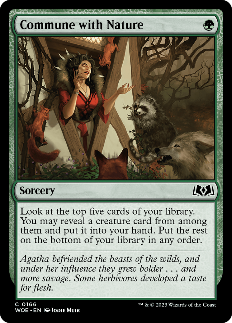 Commune with Nature [Wilds of Eldraine] - Magic: The Gathering - Card Brawlers | Quebec | Canada |