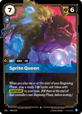 Sprite Queen (084/219) - Unleashed Foil - Unleashed - Card Brawlers | Quebec | Canada |