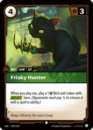 Frisky Hunter (033/219) - Unleashed - Unleashed - Card Brawlers | Quebec | Canada |