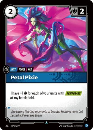 Petal Pixie (076/219) - Unleashed - Unleashed - Card Brawlers | Quebec | Canada |