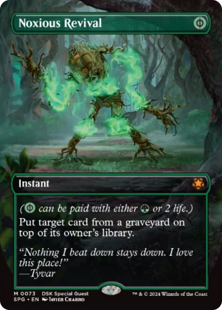 Noxious Revival (Borderless) [Duskmourn: House of Horror Special Guests] - Magic: The Gathering - Card Brawlers | Quebec | Canada |