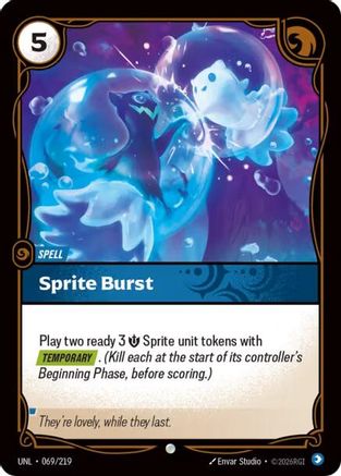 Sprite Burst (069/219) - Unleashed Foil - Unleashed - Card Brawlers | Quebec | Canada |