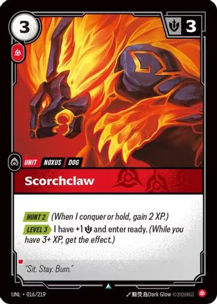 Scorchclaw (016/219) - Unleashed Foil - Unleashed - Card Brawlers | Quebec | Canada |