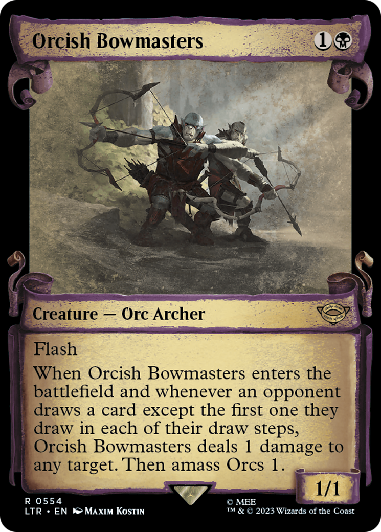 Orcish Bowmasters [The Lord of the Rings: Tales of Middle-Earth Showcase Scrolls] - Magic: The Gathering - Card Brawlers | Quebec | Canada |