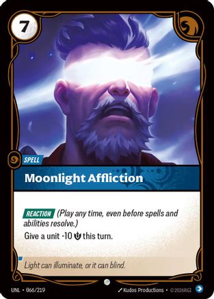 Moonlight Affliction (066/219) - Unleashed - Unleashed - Card Brawlers | Quebec | Canada |