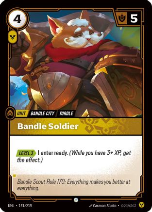 Bandle Soldier (151/219) - Unleashed - Unleashed - Card Brawlers | Quebec | Canada |