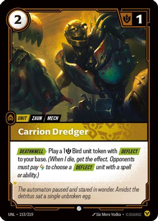 Carrion Dredger (153/219) - Unleashed - Unleashed - Card Brawlers | Quebec | Canada |