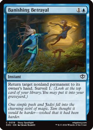 Banishing Betrayal (SOS-038) - Secrets of Strixhaven - Secrets of Strixhaven - Card Brawlers | Quebec | Canada |
