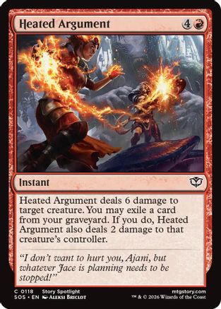 Heated Argument (SOS-118) - Secrets of Strixhaven Foil - Secrets of Strixhaven - Card Brawlers | Quebec | Canada |