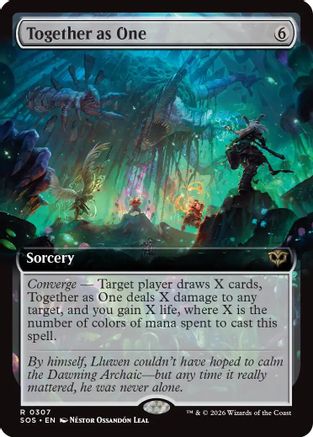 Together as One (Extended Art) (SOS-307) - Secrets of Strixhaven - Secrets of Strixhaven - Card Brawlers | Quebec | Canada |