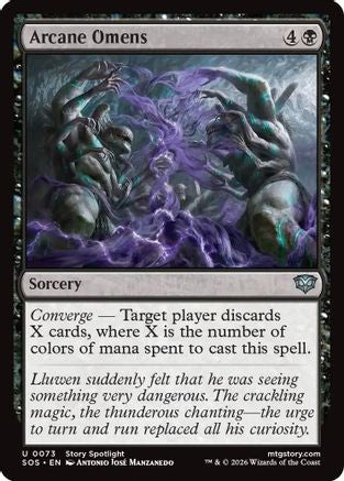 Arcane Omens (SOS-073) - Secrets of Strixhaven Foil - Secrets of Strixhaven - Card Brawlers | Quebec | Canada |