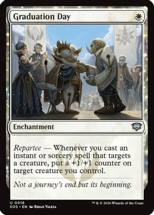 Graduation Day (SOS-016) - Secrets of Strixhaven Foil - Secrets of Strixhaven - Card Brawlers | Quebec | Canada |