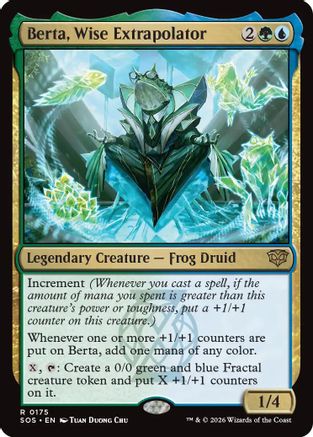 Berta, Wise Extrapolator (SOS-175) - Secrets of Strixhaven Foil - Secrets of Strixhaven - Card Brawlers | Quebec | Canada |