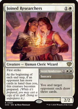 Joined Researchers (SOS-023) - Secrets of Strixhaven Foil - Secrets of Strixhaven - Card Brawlers | Quebec | Canada |