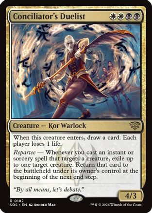 Conciliator's Duelist (SOS-182) - Secrets of Strixhaven Foil - Secrets of Strixhaven - Card Brawlers | Quebec | Canada |