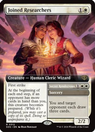 Joined Researchers (Extended Art) (SOS-312) - Secrets of Strixhaven Foil - Secrets of Strixhaven - Card Brawlers | Quebec | Canada |
