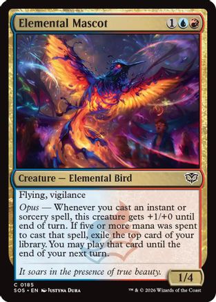 Elemental Mascot (SOS-185) - Secrets of Strixhaven - Secrets of Strixhaven - Card Brawlers | Quebec | Canada |