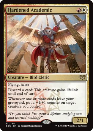 Hardened Academic (SOS-194) - Secrets of Strixhaven - Secrets of Strixhaven - Card Brawlers | Quebec | Canada |