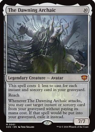 The Dawning Archaic (SOS-001) - Secrets of Strixhaven Foil - Secrets of Strixhaven - Card Brawlers | Quebec | Canada |