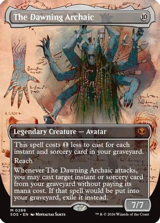 The Dawning Archaic (Borderless) (SOS-289) - Secrets of Strixhaven - Secrets of Strixhaven - Card Brawlers | Quebec | Canada |