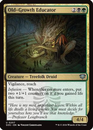 Old-Growth Educator (SOS-207) - Secrets of Strixhaven - Secrets of Strixhaven - Card Brawlers | Quebec | Canada |