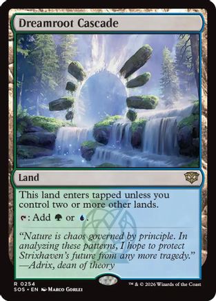 Dreamroot Cascade (SOS-254) - Secrets of Strixhaven - Secrets of Strixhaven - Card Brawlers | Quebec | Canada |