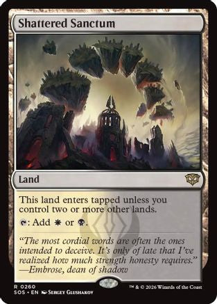 Shattered Sanctum (SOS-260) - Secrets of Strixhaven - Secrets of Strixhaven - Card Brawlers | Quebec | Canada |
