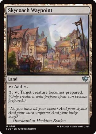 Skycoach Waypoint (SOS-261) - Secrets of Strixhaven - Secrets of Strixhaven - Card Brawlers | Quebec | Canada |