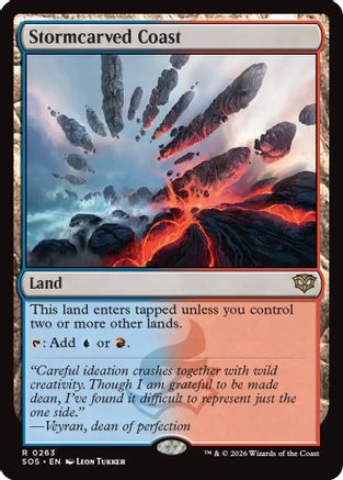 Stormcarved Coast (SOS-263) - Secrets of Strixhaven Foil - Secrets of Strixhaven - Card Brawlers | Quebec | Canada |