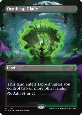 Deathcap Glade (Borderless) (SOS-301) - Secrets of Strixhaven - Secrets of Strixhaven - Card Brawlers | Quebec | Canada |