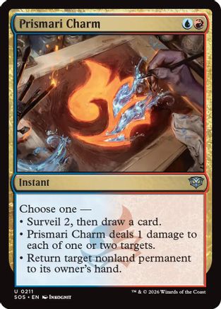 Prismari Charm (SOS-211) - Secrets of Strixhaven Foil - Secrets of Strixhaven - Card Brawlers | Quebec | Canada |