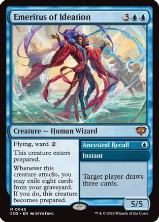 Emeritus of Ideation (SOS-045) - Secrets of Strixhaven - Secrets of Strixhaven - Card Brawlers | Quebec | Canada |