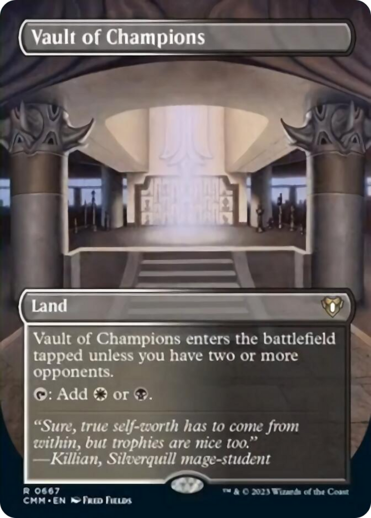 Vault of Champions (Borderless Alternate Art) [Commander Masters] - Magic: The Gathering - Card Brawlers | Quebec | Canada |