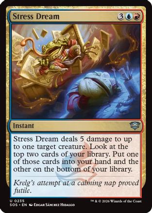 Stress Dream (SOS-235) - Secrets of Strixhaven - Secrets of Strixhaven - Card Brawlers | Quebec | Canada |