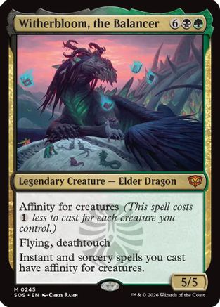 Witherbloom, the Balancer (SOS-245) - Secrets of Strixhaven Foil - Secrets of Strixhaven - Card Brawlers | Quebec | Canada |