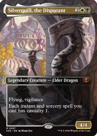 Silverquill, the Disputant (Borderless) (SOS-287) - Secrets of Strixhaven - Secrets of Strixhaven - Card Brawlers | Quebec | Canada |