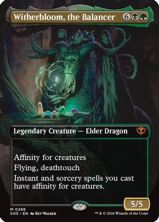 Witherbloom, the Balancer (Borderless) (SOS-288) - Secrets of Strixhaven Foil - Secrets of Strixhaven - Card Brawlers | Quebec | Canada |