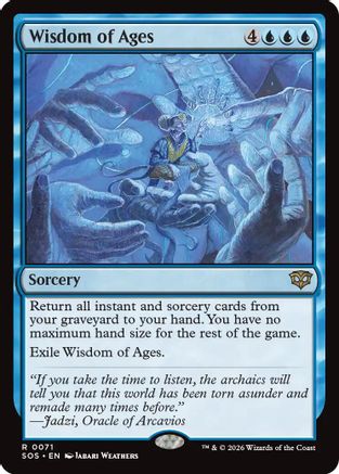 Wisdom of Ages (SOS-071) - Secrets of Strixhaven - Secrets of Strixhaven - Card Brawlers | Quebec | Canada |