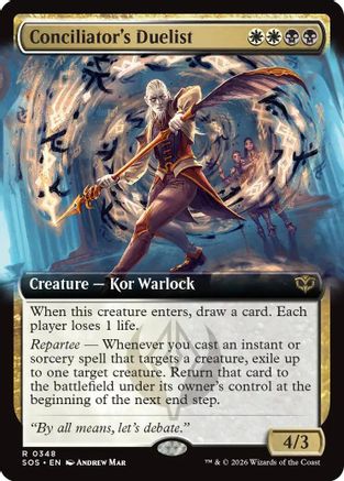 Conciliator's Duelist (Extended Art) (SOS-348) - Secrets of Strixhaven - Secrets of Strixhaven - Card Brawlers | Quebec | Canada |