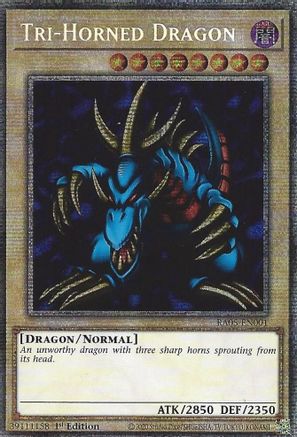 Tri-Horned Dragon [RA05-EN001] Super Rare - Rarity Collection 5 - Card Brawlers | Quebec | Canada |