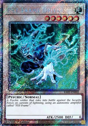 PSY-Frame Driver [RA05-EN002] Platinum Secret Rare - Rarity Collection 5 - Card Brawlers | Quebec | Canada |