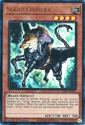 Scrap Chimera [RA05-EN005] Ultra Rare - Rarity Collection 5 - Card Brawlers | Quebec | Canada |
