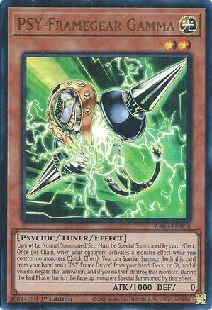 PSY-Framegear Gamma [RA05-EN006] Ultra Rare - Rarity Collection 5 - Card Brawlers | Quebec | Canada |