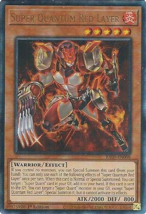 Super Quantum Red Layer [RA05-EN008] Ultimate Rare - Rarity Collection 5 - Card Brawlers | Quebec | Canada |