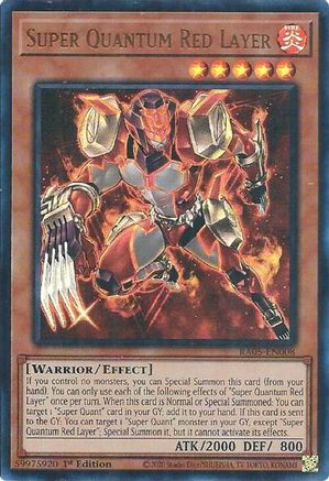 Super Quantum Red Layer [RA05-EN008] Ultra Rare - Rarity Collection 5 - Card Brawlers | Quebec | Canada |