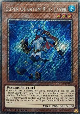 Super Quantum Blue Layer [RA05-EN009] Platinum Secret Rare - Rarity Collection 5 - Card Brawlers | Quebec | Canada |
