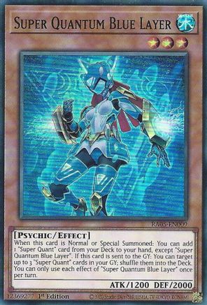 Super Quantum Blue Layer [RA05-EN009] Super Rare - Rarity Collection 5 - Card Brawlers | Quebec | Canada |