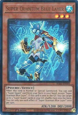 Super Quantum Blue Layer [RA05-EN009] Ultra Rare - Rarity Collection 5 - Card Brawlers | Quebec | Canada |